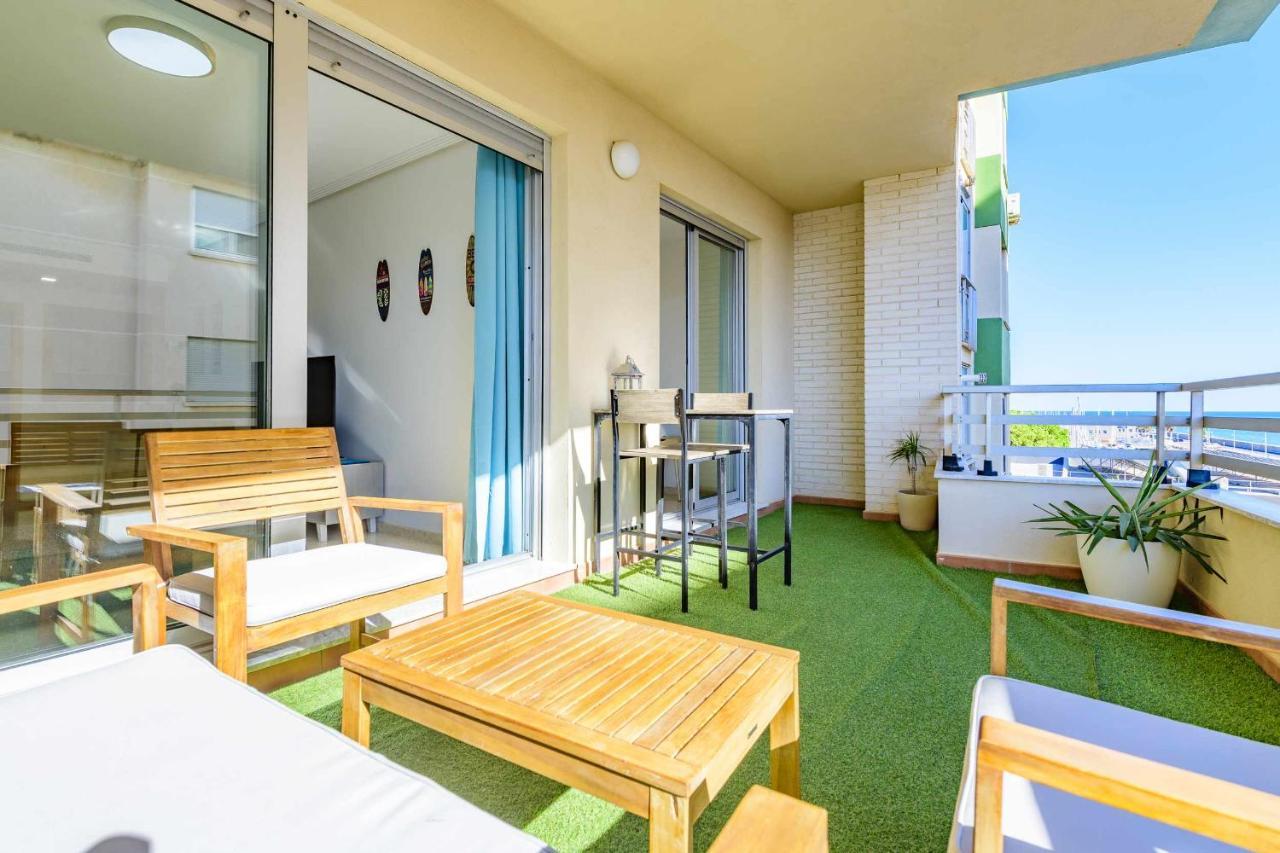 Apart Port Arenal Con Terraza Y Piscina Burriana Eksteriør billede