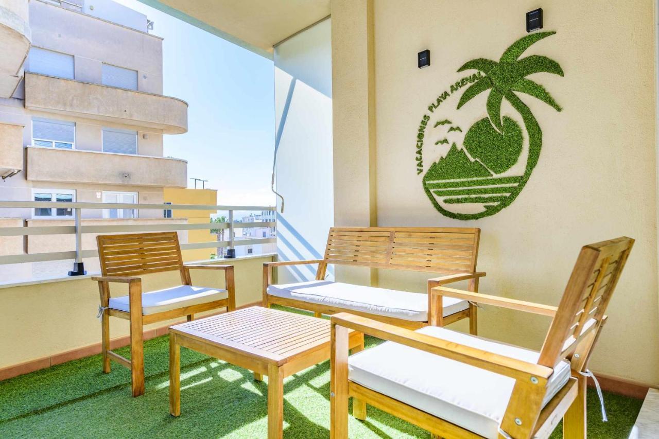 Apart Port Arenal Con Terraza Y Piscina Burriana Eksteriør billede